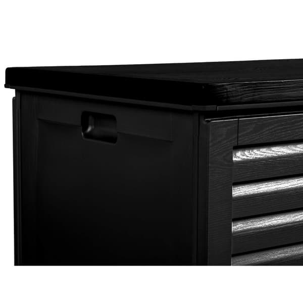 Havekasse 143,5 x 57 x 53,5 cm 390 liter sort