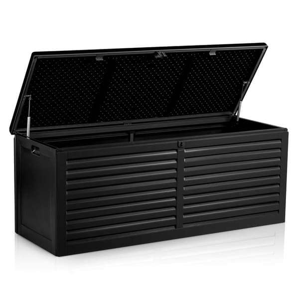 Havekasse 143,5 x 57 x 53,5 cm 390 liter sort