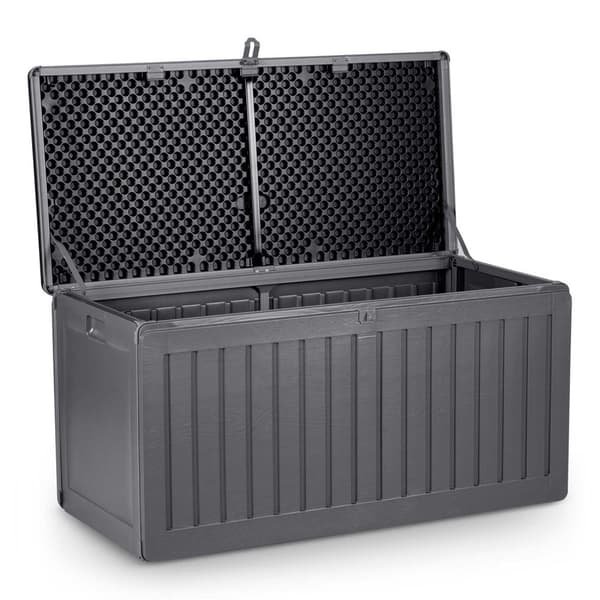 Trädgårdslåda 109 x 51 x 55 cm 270 liter grå