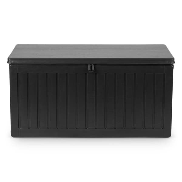 Trädgårdslåda 109 x 51 x 55 cm 270 liter svart