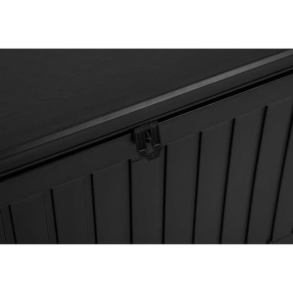 Trädgårdslåda 109 x 51 x 55 cm 270 liter svart