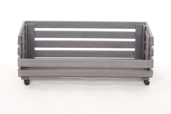 Grönsakslåda på hjul RAWA /bredd 77cm - Grå