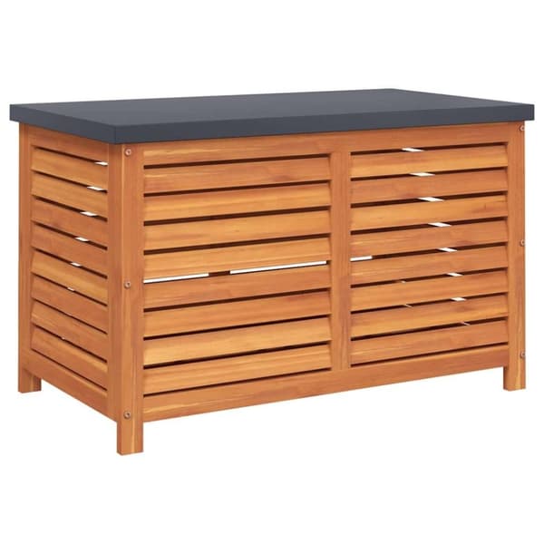 vidaXL Ulkosäilytyslaatikko 60x50x55 cm täysi akasiapuu