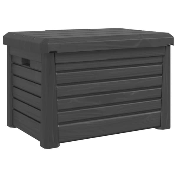 vidaXL Ulkotyynylaatikko antrasiitti 73x50,5x46,5 cm polypropeeni