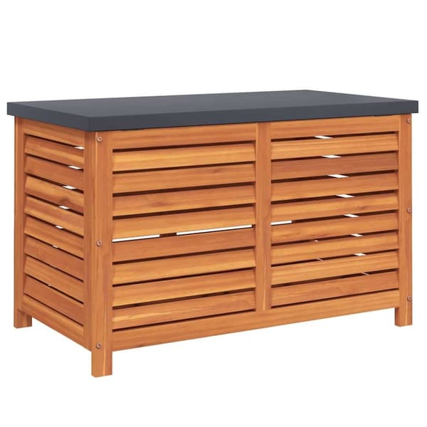 vidaXL Dynbox 90x48x55 cm massivt eukalyptusträ