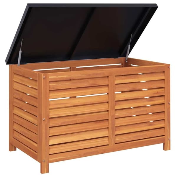 vidaXL Dynbox 90x48x55 cm massivt eukalyptusträ