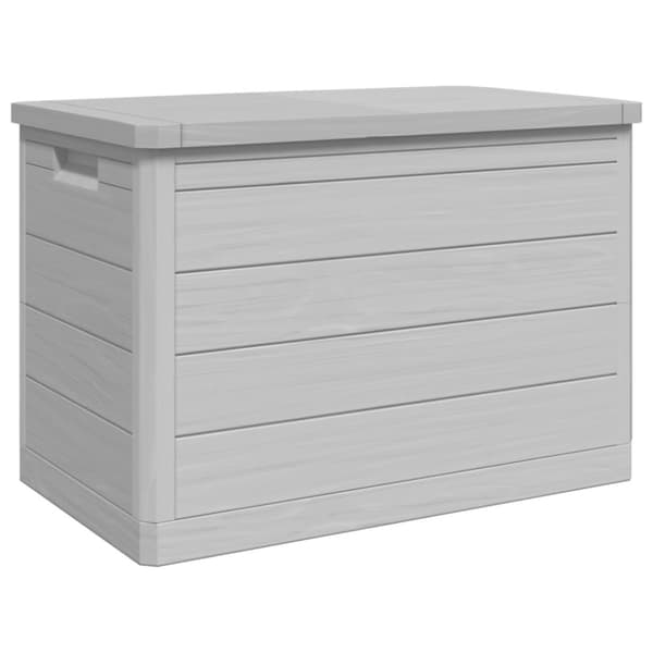 vidaXL Ulkotyynylaatikko harmaa 77,5x44,5x53 cm polypropeeni