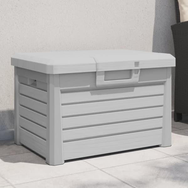 vidaXL Dynbox grå 73x50,5x46,5 cm polypropen