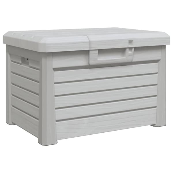 vidaXL Ulkotyynylaatikko harmaa 73x50,5x46,5 cm polypropeeni