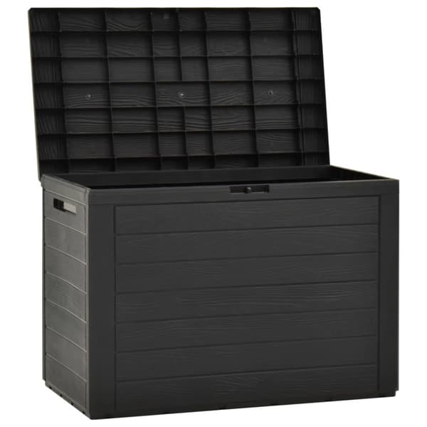 vidaXL opbevaringskasse til haven 78x44x55 cm antracitgrå -  Udendørs opbevaringskasser