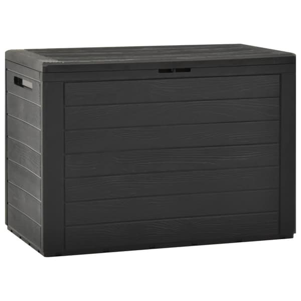 vidaXL opbevaringskasse til haven 78x44x55 cm antracitgrå -  Udendørs opbevaringskasser