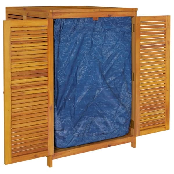 vidaXL opbevaringsboks til haven 70x87x104 cm massivt akacietræ -  Udendørs opbevaringskasser