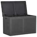 Miniatyrbild 3 av 9: vidaXL Dynbox 180 liter svart PP-rotting -  Dynboxar