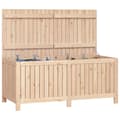 Miniatyrbild 5 av 11: vidaXL Dynbox 147x68x64 cm massiv furu -  Dynboxar