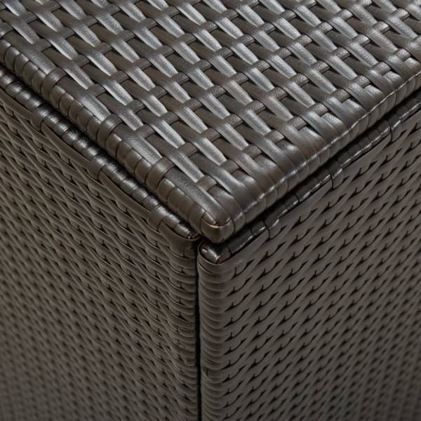 vidaXL Puutarhan säilytyslaatikko polyrottinki 180x90x70 cm ruskea -  Ulkotilan säilytyslaatikot