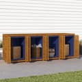Pikkukuva 1 / 9: vidaXL Ulkosäilytyslaatikko 280x87x104 cm täysi akasiapuu -  Ulkotilan säilytyslaatikot