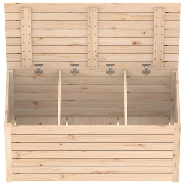 vidaXL Puutarhalaatikko 101x50,5x46,5 cm täysi mänty -  Ulkotilan säilytyslaatikot