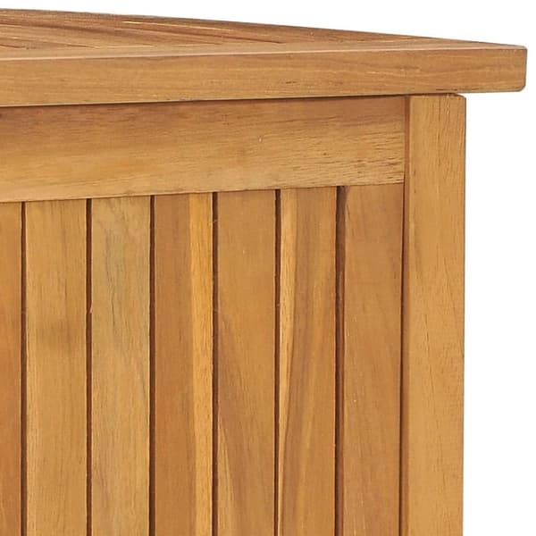 vidaXL Puutarhalaatikko 114x50x58 cm täysi tiikki -  Ulkotilan säilytyslaatikot