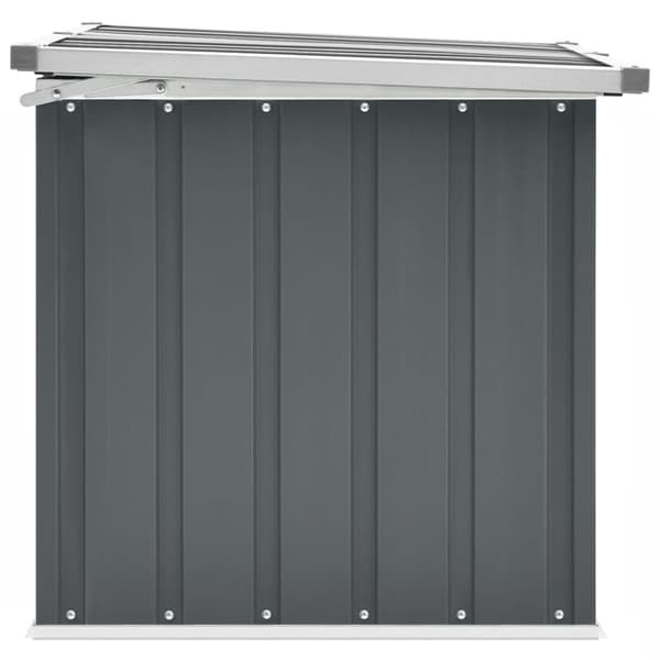 vidaXL Puutarhan varastoarkku harmaa 129x67x65 cm -  Ulkotilan säilytyslaatikot