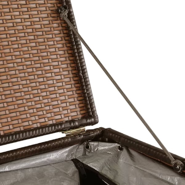 vidaXL Ulkosäilytyslaatikko ruskea 150x100x100 cm polyrottinki -  Ulkotilan säilytyslaatikot