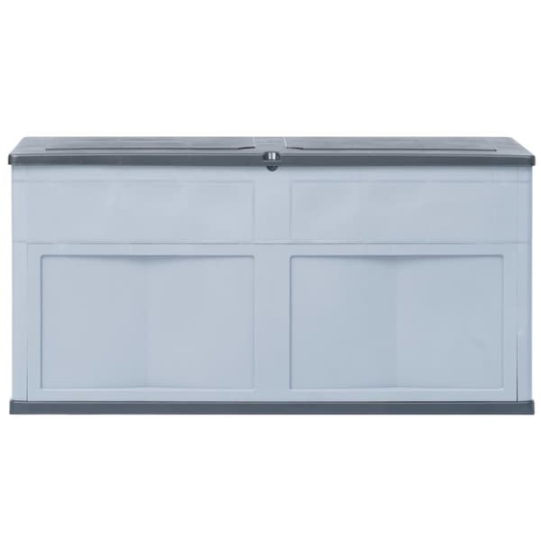 vidaXL Dynbox 320 liter grå svart - Dynboxar