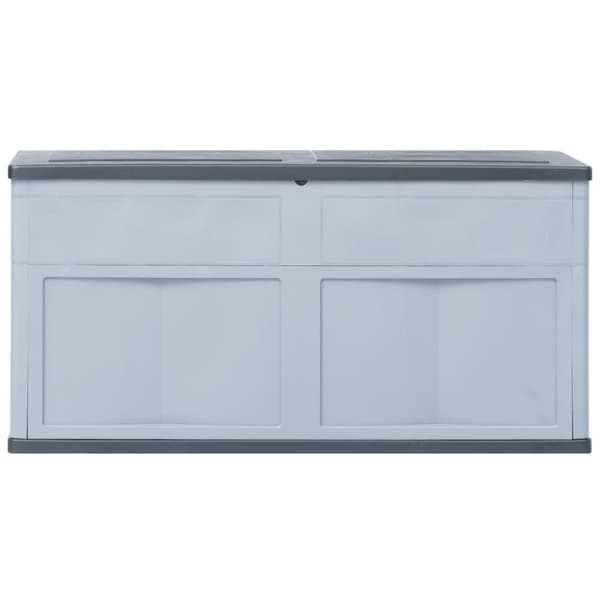 vidaXL Dynbox 320 liter grå svart - Dynboxar