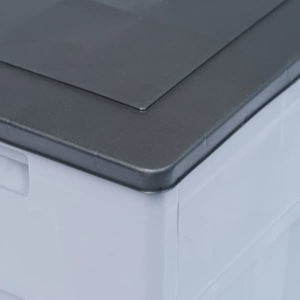 vidaXL Dynbox 320 liter grå svart -  Dynboxar