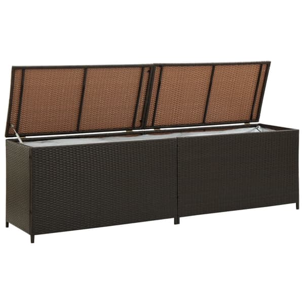 vidaXL Dynbox konstrotting 200x50x60 cm brun - Dynboxar