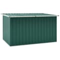 Pikkukuva 1 / 9: vidaXL Puutarhan varastoarkku vihreä 171x99x93 cm -  Ulkotilan säilytyslaatikot