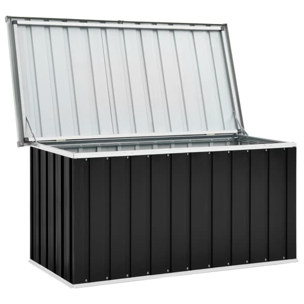 vidaXL Puutarhan varastoarkku antrasiitti 129x67x65 cm -  Ulkotilan säilytyslaatikot