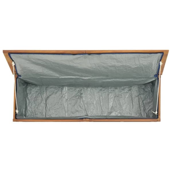 vidaXL Puutarhalaatikko 150x50x55 cm täysi tiikki -  Ulkotilan säilytyslaatikot