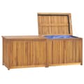 Pikkukuva 6 / 11: vidaXL Puutarhalaatikko 150x50x55 cm täysi tiikki -  Ulkotilan säilytyslaatikot
