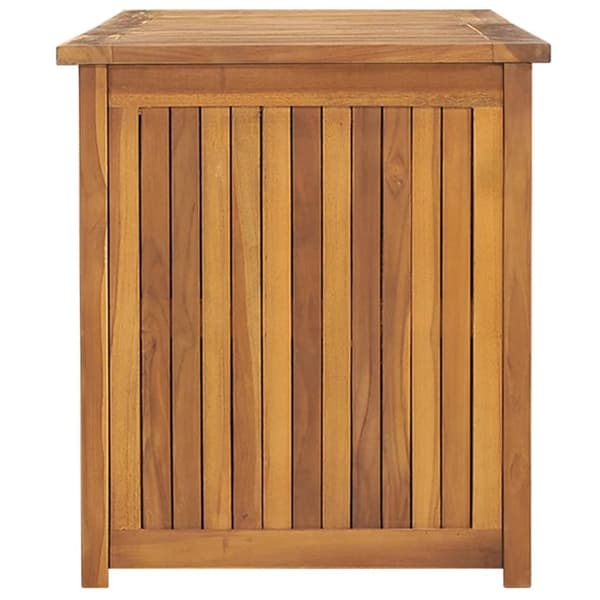 vidaXL Puutarhalaatikko 150x50x55 cm täysi tiikki -  Ulkotilan säilytyslaatikot