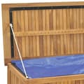 Pikkukuva 11 / 11: vidaXL Puutarhalaatikko 150x50x55 cm täysi tiikki -  Ulkotilan säilytyslaatikot