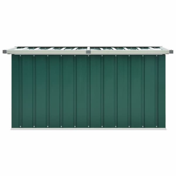 vidaXL Puutarhan varastoarkku vihreä 129x67x65 cm -  Ulkotilan säilytyslaatikot