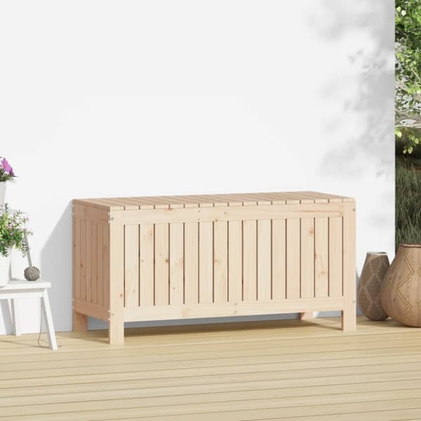 vidaXL Säilytyslaatikko 108x42,5x54 cm täysi mänty -  Ulkotilan säilytyslaatikot