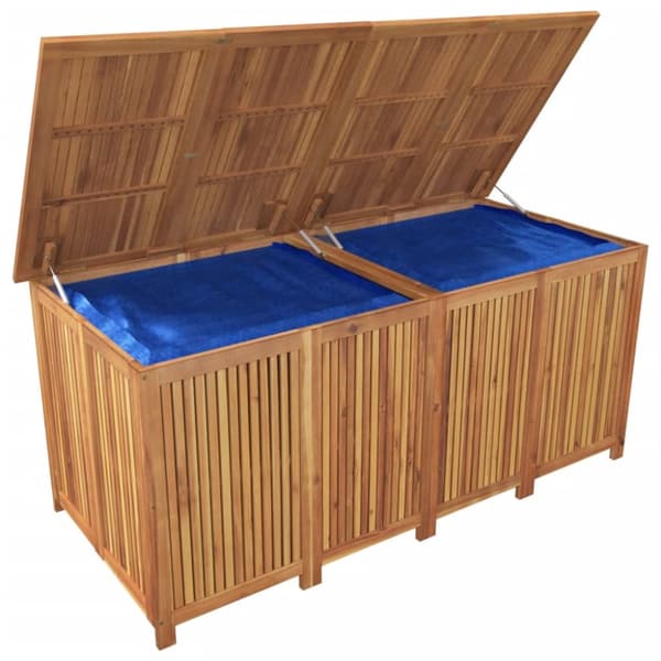 vidaXL Ulkosäilytyslaatikko 175x80x75 cm täysi akasiapuu -  Ulkotilan säilytyslaatikot