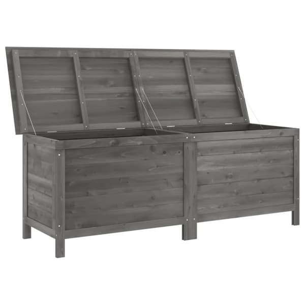 vidaXL Ulkosäilytyslaatikko antrasiitti 150x50x56,5 cm täysi kuusi -  Ulkotilan säilytyslaatikot