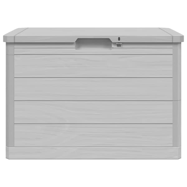 vidaXL Ulkotyynylaatikko harmaa 77,5x44,5x53 cm polypropeeni -  Ulkotilan säilytyslaatikot
