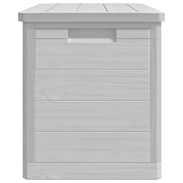 vidaXL Ulkotyynylaatikko harmaa 77,5x44,5x53 cm polypropeeni -  Ulkotilan säilytyslaatikot