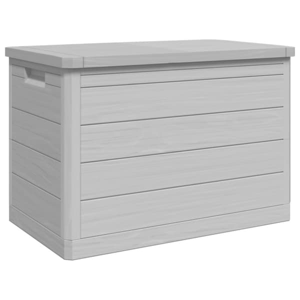 vidaXL Ulkotyynylaatikko harmaa 77,5x44,5x53 cm polypropeeni -  Ulkotilan säilytyslaatikot