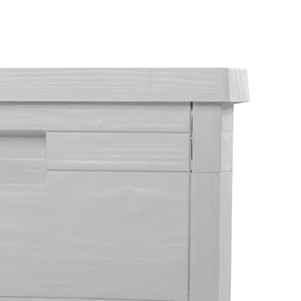 vidaXL Ulkotyynylaatikko harmaa 77,5x44,5x53 cm polypropeeni -  Ulkotilan säilytyslaatikot