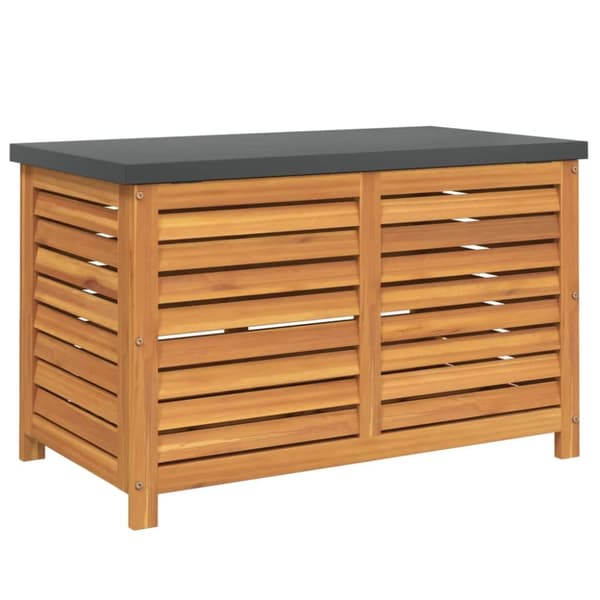vidaXL opbevaringsboks til haven 90x48x55 cm massivt akacietræ -  Udendørs opbevaringskasser