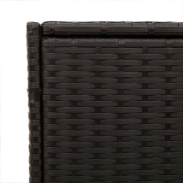 vidaXL Dynbox svart 283L konstrotting -  Dynboxar