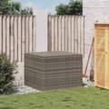 Miniatyrbillede 4 af 11: vidaXL opbevaringsboks til haven 291 l polyrattan grå -  Udendørs opbevaringskasser