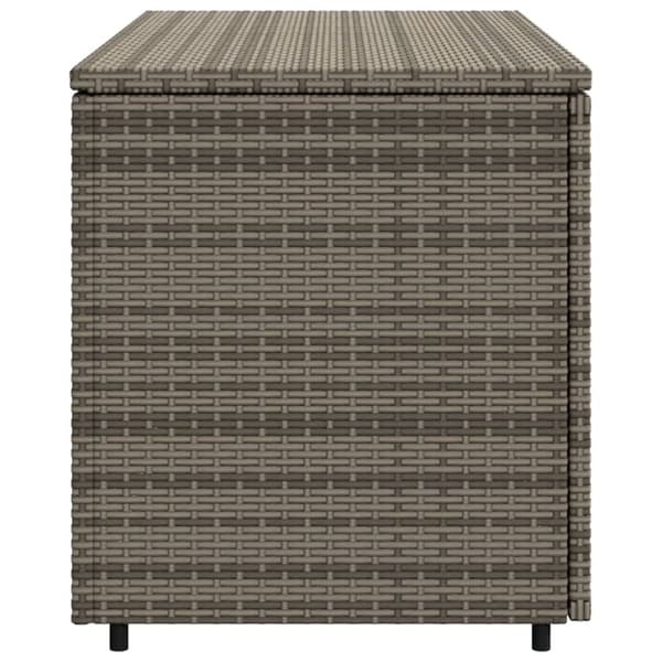 vidaXL Puutarhan säilytyskaappi harmaa 110x55x60,5 cm polyrottinki -  Ulkotilan säilytyslaatikot