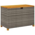 Pikkukuva 3 / 11: vidaXL Puutarhan säilytyslaatikko harmaa 110x55x63 cm polyrottinki -  Ulkotilan säilytyslaatikot