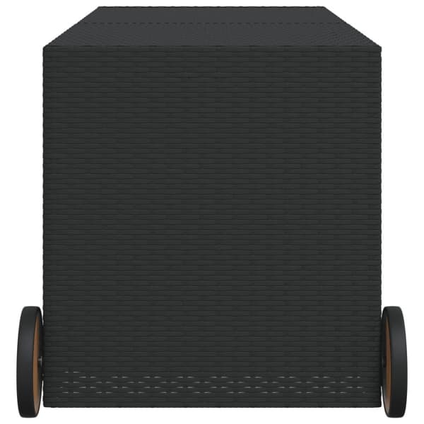 vidaXL Dynbox på hjul svart 283L konstrottning -  Dynboxar
