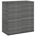Pikkukuva 2 / 6: The Living Store Puutarhan säilytyslaatikko PE-rottinki 100x49x103,5 cm harmaa -  Ulkotilan säilytyslaatikot