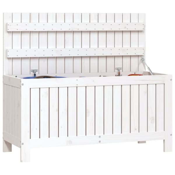The Living Store Dynbox vit 108x42,5x54 cm massiv furu -  Dynboxar